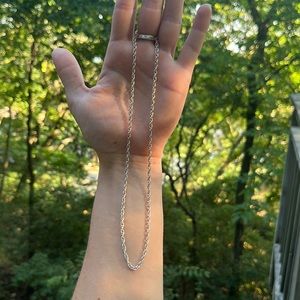 James Avery 16” sterling silver medium cable chain